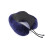 (blu navy) Cuscino da viaggio a forma di U, cuscini cervicali in memory foam, cuscino cervicale massaggiante 1