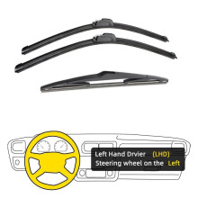 3 stuks voor Hyundai Tucson Mk2 Ix35 2010-2015 24" + 16" + 12" voorruitwisserbladen voorruitwisserbladen
