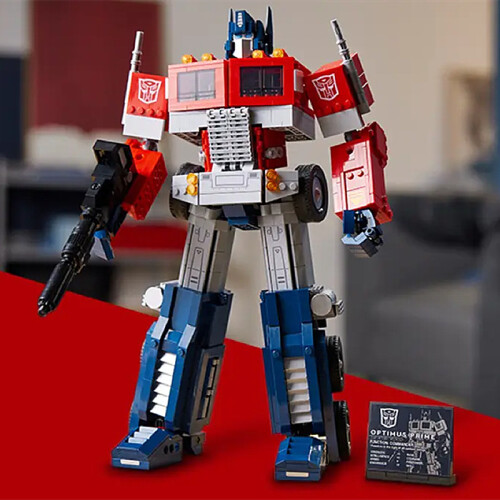 -9956 Tech Transformers Optimus Prime | Transformers Optimus Prime 10302 - Blocs - 2