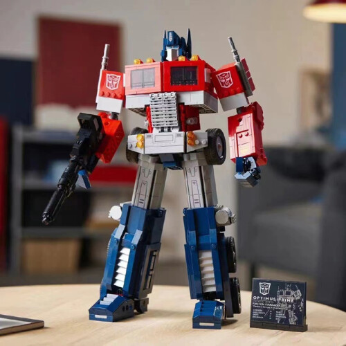 -9956 Tech Transformers Optimus Prime | Transformers Optimus Prime 10302 - Blocs - 1