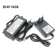 (29,4V 2A AU) AC naar DC 29,4V 1A 2A lithium-voedingsadapter voor 24/25,2/25,9V elektrische scooters,