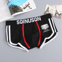 (schwarz, XL) Sommer Neue Herrenmode Casual Shorts Bademode Baumwolle Weiche Badehose Strandhose