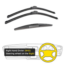 (Rechts) 3 stuks voor Honda Cr-v Crv Mk5 2017-2020 26" 16" 12" voorruitwisserbladen voorruitwisserbladen