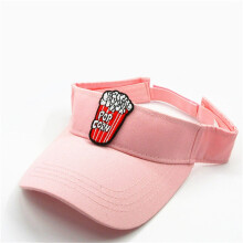 Casquette de baseball ajustable en coton brodée avec lettres popcorn (2-8 ans, rose) 2024