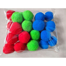 (multicolore, 5*5*5cm, 30Pcs) Set de bombes à eau Splash Balls, Pack de 30/50 ballons d'eau réutilisables Bombs, Sponge Balls, Plush Balls,