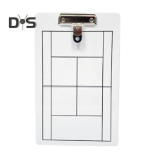 Dry Erase Tennis Coaching Clipboard Double-sided Tennis Tactical White Board With Marker Pen For Tennis Training