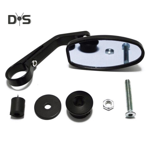 Dys Auto Shop Universal Motorcycle Handle Bar End Rearview Side Mirrors Replacement 2