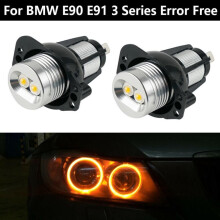 2 stuks Angel Eye Halo Marker Led-lamp Foutloos voor BMW E90/e91 3-serie