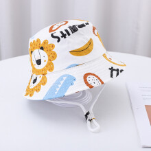 (52cm 3-5 ans fruit du lion) 2024 Nouvelle Mode Été Enfants Bob Chapeau Tout-Petit Bébé Dessin Animé Imprimé