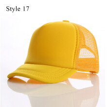 (style 17) Casquette de baseball pour enfants, bébé fille, garçon, printemps été, visière, chapeaux de sport réglables