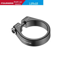 (zwart, Ø38,6) Fouriers Scl-s007 Zadelbuisklem Ø37, Ø38,1, Ø38