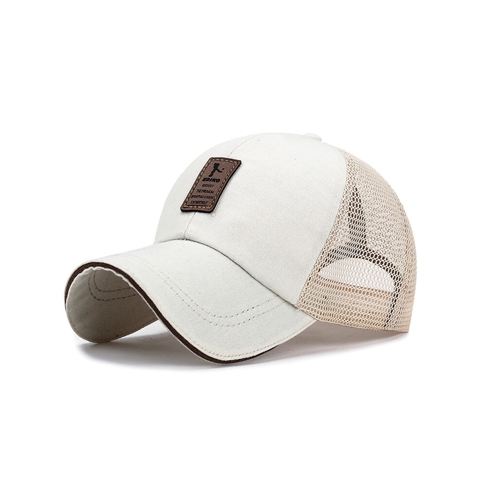 (05BG) Casquette de golf unisexe en maille patchwork, casquette de sport respirante à rabat, casquette de basket-ball,