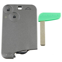 433 Mhz 2 Buttons Remote Card Smart Car Key With Pcf7947 Chip Fit For Espace/renault/laguna