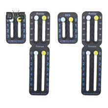 (black, 2 Set) 2 Sets Score Keeper For Tennis Racket And Padel Easily Mounted Small Tennis Score Board Portable Point Tracker For