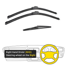 (Rechts) 3 stuks voor Toyota Rav4 Xa50 2019-2021 26" 16" 12" voorruitwisserbladen voorruitwisserbladen