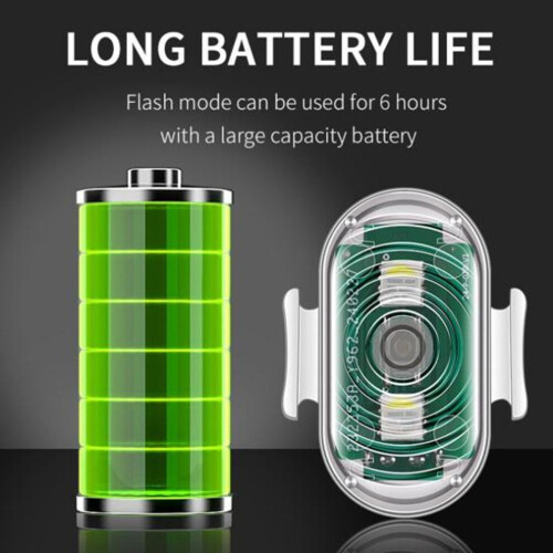 (2pcs) Wireless Led Strobe Light With Remote Control Multiple Lighting Modes Waterproof Rechargeable Battery Powered Emergency Flashing 2