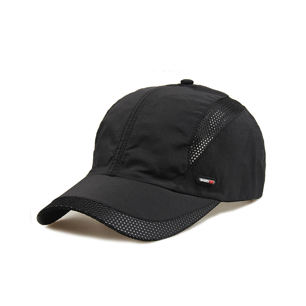 (56-60cmE10 Noir) Casquette de baseball de sport pour hommes, marque d'été 2024, séchage rapide pour hommes