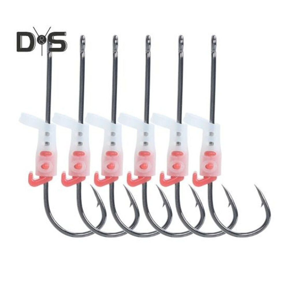 (6pcs) 3/5/6/10/12/15/20pcs Luminous Live Shrimp Fixing Hook Glow-in-the-dark Fishhook With Barbed Offset Freshwater Saltwater Catfish