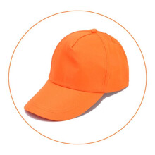 (Orange) Casquette ajustable pour enfant, 14 couleurs d'ombrage, printemps, été, garçon, fille, couleur unie,