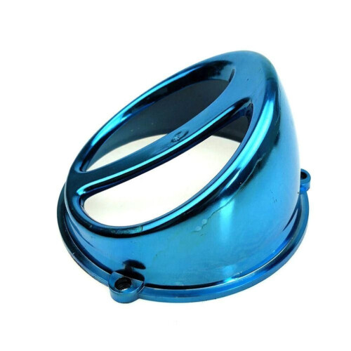 (blauw) Koelsysteem Scooterventilatorafdekking Boosterventilatorafdekking Motorfietsluchtinlaatventilatorafdekking