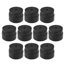 (zwart, 10 stuks) Tennisracketgrepen Antislip Badmintonracketgrepen Trillingsovergrip Zweetband