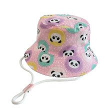(54cm (4-7 ans) rose panda) Chapeaux bobs pour hommes printemps été chapeau de dessin animé pour hommes chapeau