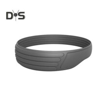 (Grau) Patella-Knieband Schmerzlinderung Patellasehnen-Stützband Silikon-Kniebandorthese zum Laufen,