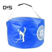 (blu) Borsa da golf portatile, silenziosa e impermeabile, per allenamento dello swing, per allenare