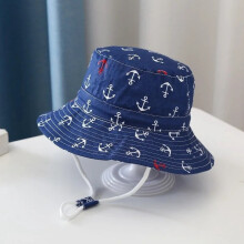 (50 cm (5-24 mois) Ancre Marine) Chapeau bob pour homme printemps été dessin animé chapeau homme plage chapeau