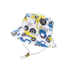 (54 cm (4-7 ans) bleu excavatrice) Chapeaux bobs printemps-été pour hommes, chapeau de plage pour hommes, chapeau