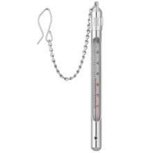 Nieuwe visthermometer met karabijnhaak, watertemperatuur, roestvrij staal, vliegvissen