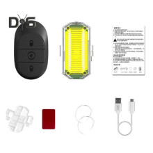 (1 Stück) Motorrad-Warnlicht LED-Blitzlicht Fernbedienung Antikollisions-Wasserdicht Superhelles Nachtsignallicht