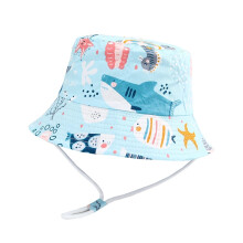 (54 cm (4-7 ans) bleu ciel dauphin) Chapeaux bobs pour hommes printemps été chapeau de dessin animé pour hommes