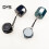 (Dunkelgrün) Pool Queue Kreidehalter Aluminium 2-in-1 Billard Pool Queue Tip Pricker Tool Snooker Kreideetui 5
