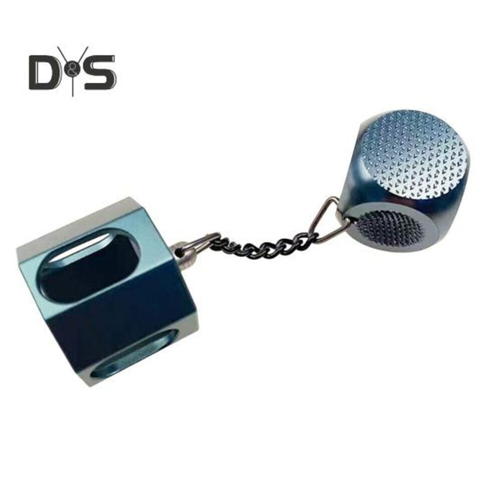 (vert foncé) Porte-craie pour queue de billard Aluminium 2 en 1 Outil pour craie de billard Snooker Accessoires pour étui à craie