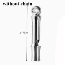 (2) Mini Waterproof Titanium Whistle Portable Emergency Exploring Accessories Outdoor Edc Tool