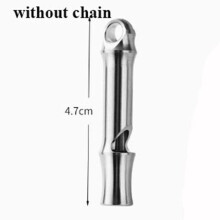 (3) Mini Waterproof Titanium Whistle Portable Emergency Exploring Accessories Outdoor Edc Tool