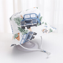 (52 cm (2-4 ans) 12 lion voiture blanche) Chapeaux bobs pour hommes printemps été dessin animé chapeau pour hommes