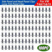 100 stuks voor VW Transporter T4 T5 T6 Volkswagen Caravelle Multivan Langere Trim Panel Clips Tapijtvoering
