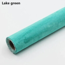 (verde lago, 20x30 cm) Tessuto autoadesivo in pelle scamosciata, adesivo in tessuto scamosciato effetto
