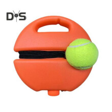 (orange) Tennis Trainer Rebounder Set Solo Tennis Trainer Practice Equipment Portable Self-practice Rebounder Kit For Beginners