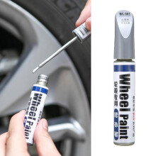 1 stuk 12 ml zilverkleurige autowielreparatielak-krassenmakerpen voor auto-accessoires