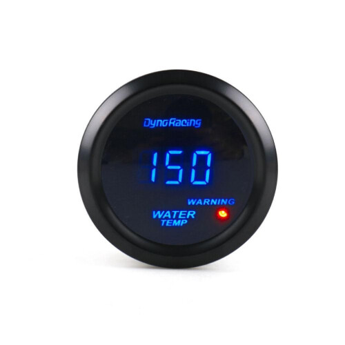 Dynoracing Watertemperatuurmeter 2" 52mm Digitale Watertemperatuurmeter Blauwe LED Autometer Autometer