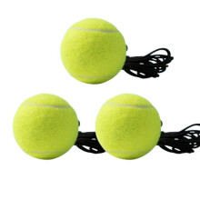 (3pcs Tennis with strings) Portable Tennis Trainer Rebound Single Tennis Racquets Set Beginners Sports Game Toys Children