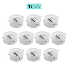 (Weiß) 10 Stück Surfbrett-Leine-Stecker Sup Board Surfing Leine Plugs Surfbrett-Cup mit Edelstahlstift