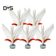 (Small 5pcs) 1/2/5pcs Shuttlecocks With Feathers Lightweight Portable Thickened Colorful Feather Shuttlecocks Outdoor Foot Sports