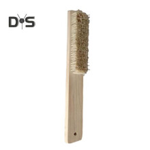 (G) Wooden Rock Climbing Brush Ergonomic Handle Thick Boar Bristles Portable Indoor Outdoor Climbing Bouldering Brush Cleaning Tool