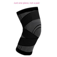 (schwarz, S) 1 Stück 2020 Kniestütze Professioneller Schutz Sport Knieschoner Atmungsaktive Bandage
