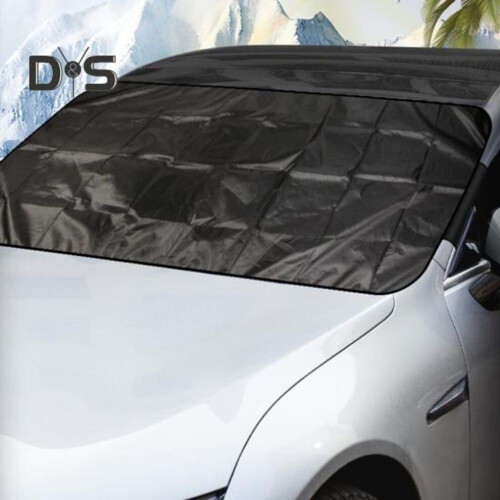 (S 2 pezzi) Copertura per parabrezza auto antigelo impermeabile antineve con design bifacciale, resistente 2