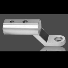 (Silber) Motorrad Spiegel Halterung Expander Rückspiegel Verlängerung Halter Für Roller Zubehör 50cc